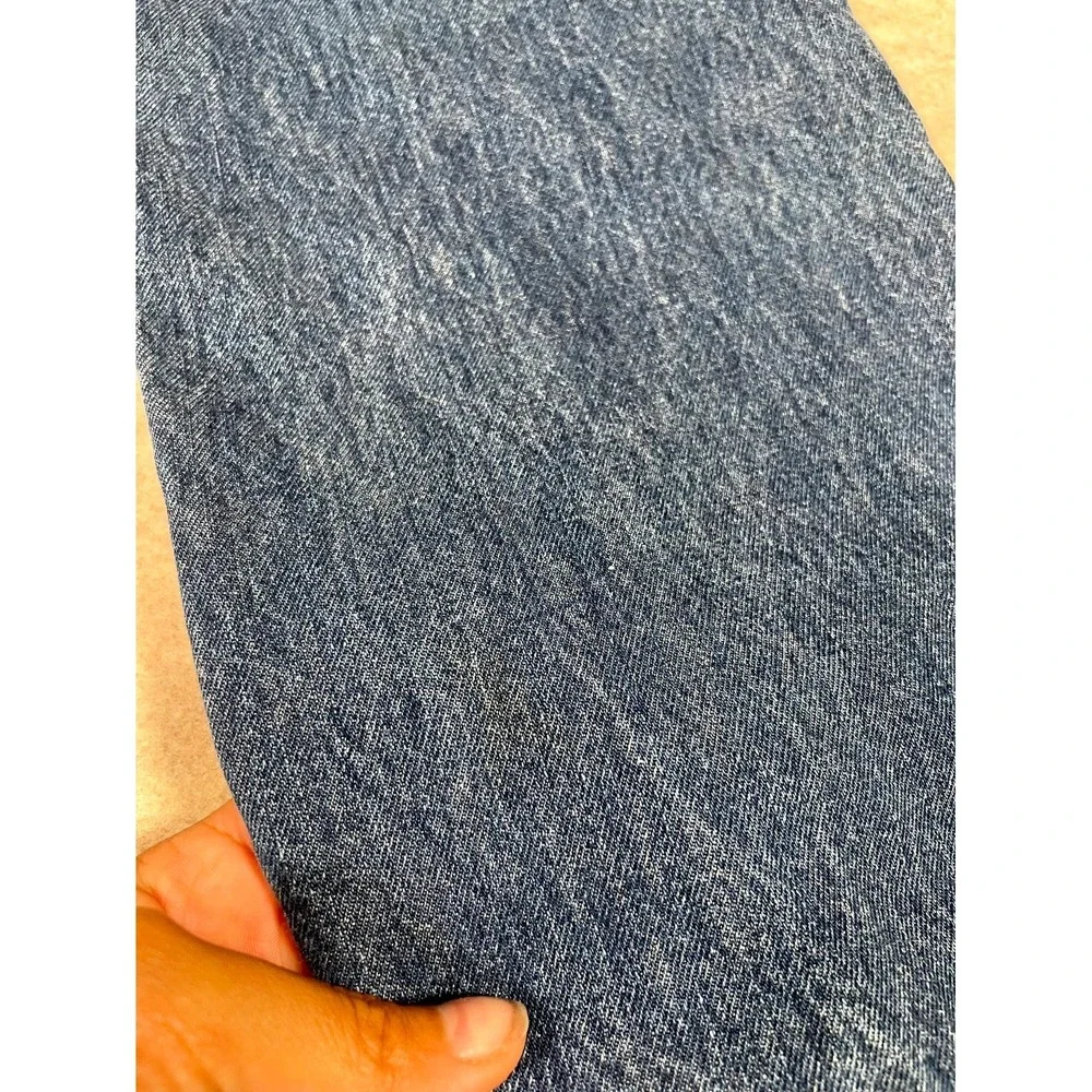 Levi's 501 Authentic Jeans Mens 40x30 Blue‎ Denim Cotton Straight Leg Button Fly